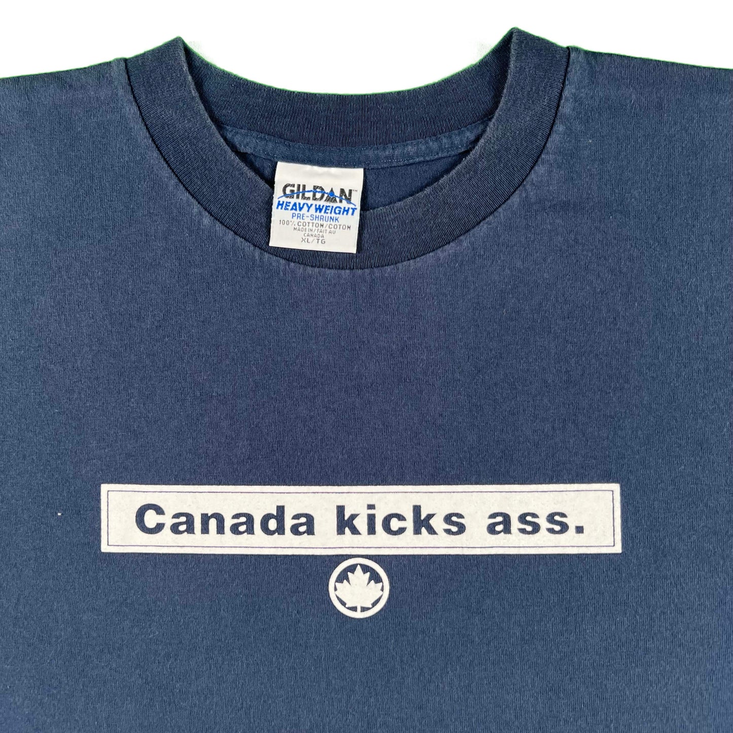 90s Canada Kicks Ass Tee- XL