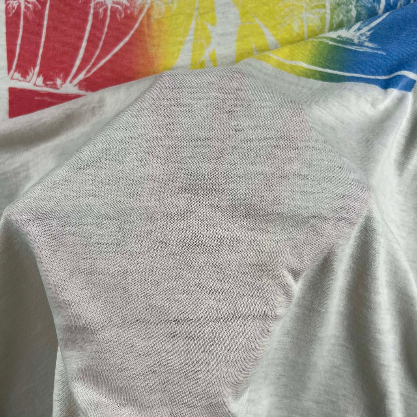 60s Paper Thin Paradise Island Bahamas Club Tee- M