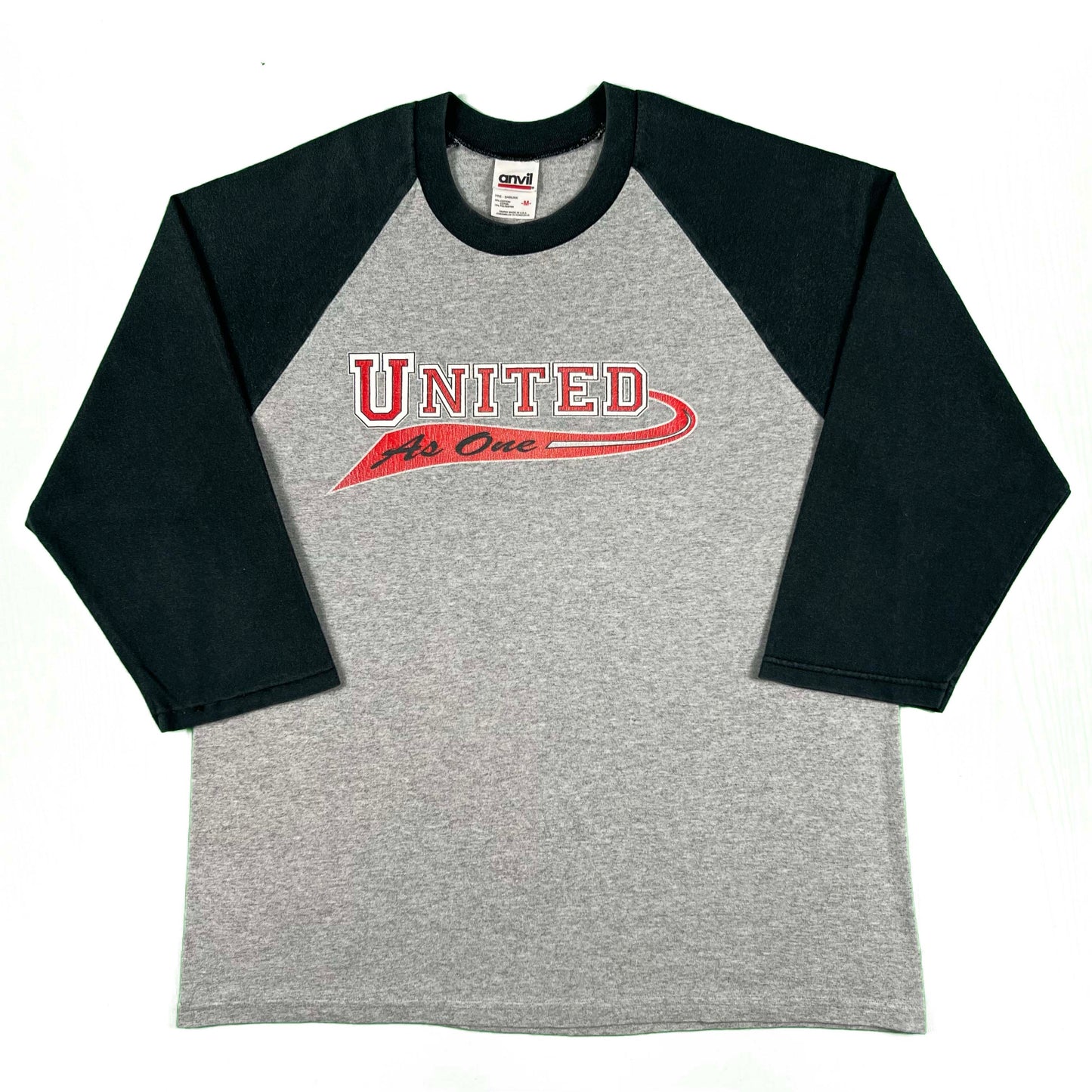 00s Fight Racism Baseball Tee- M