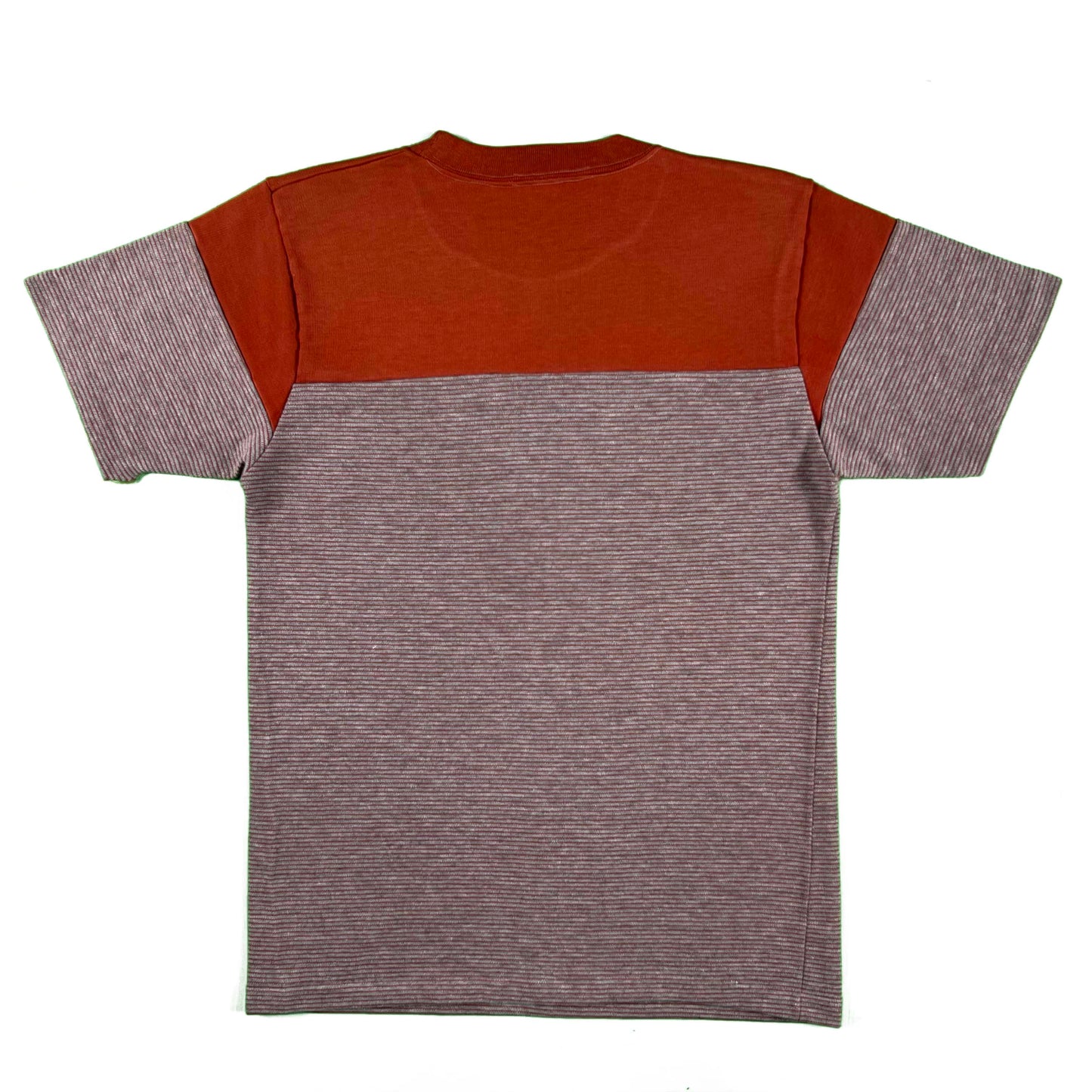 70s Color Block Striped Tee- M