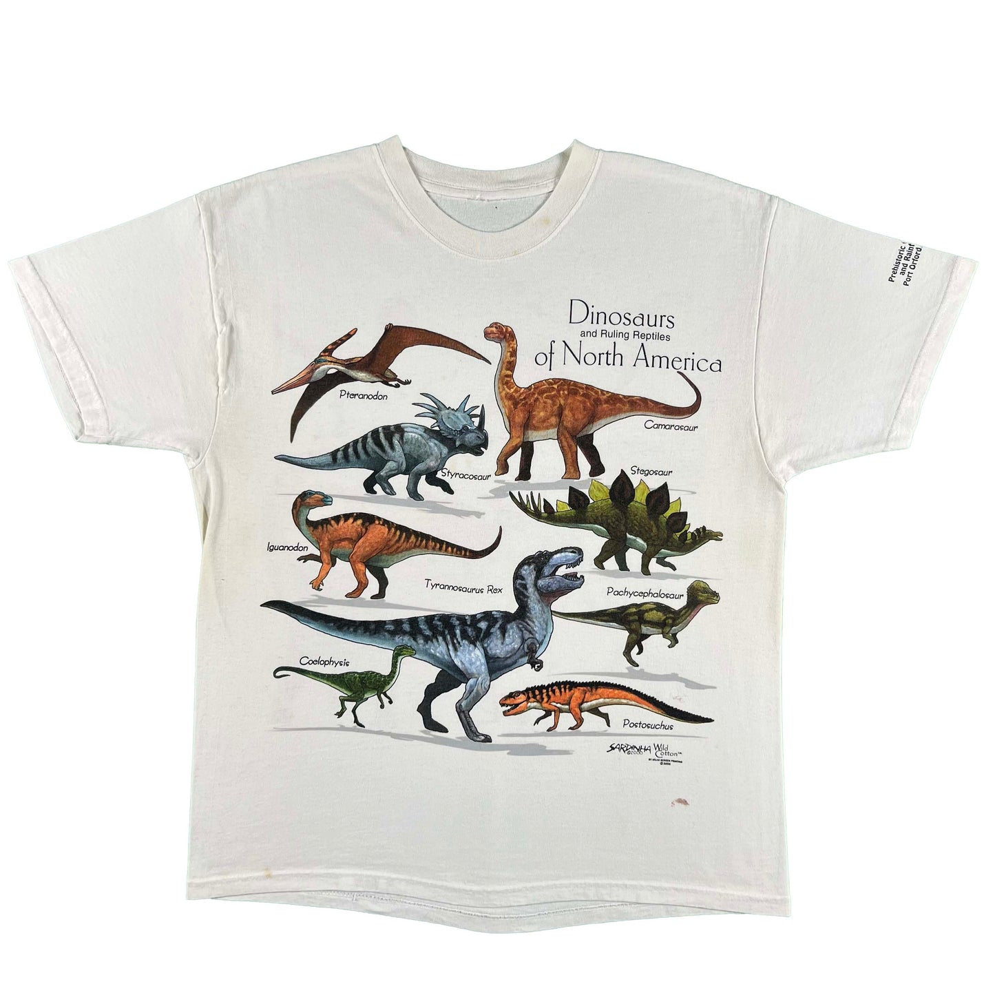 Vintage 2000 Dinosaurs of North America Tee- XL