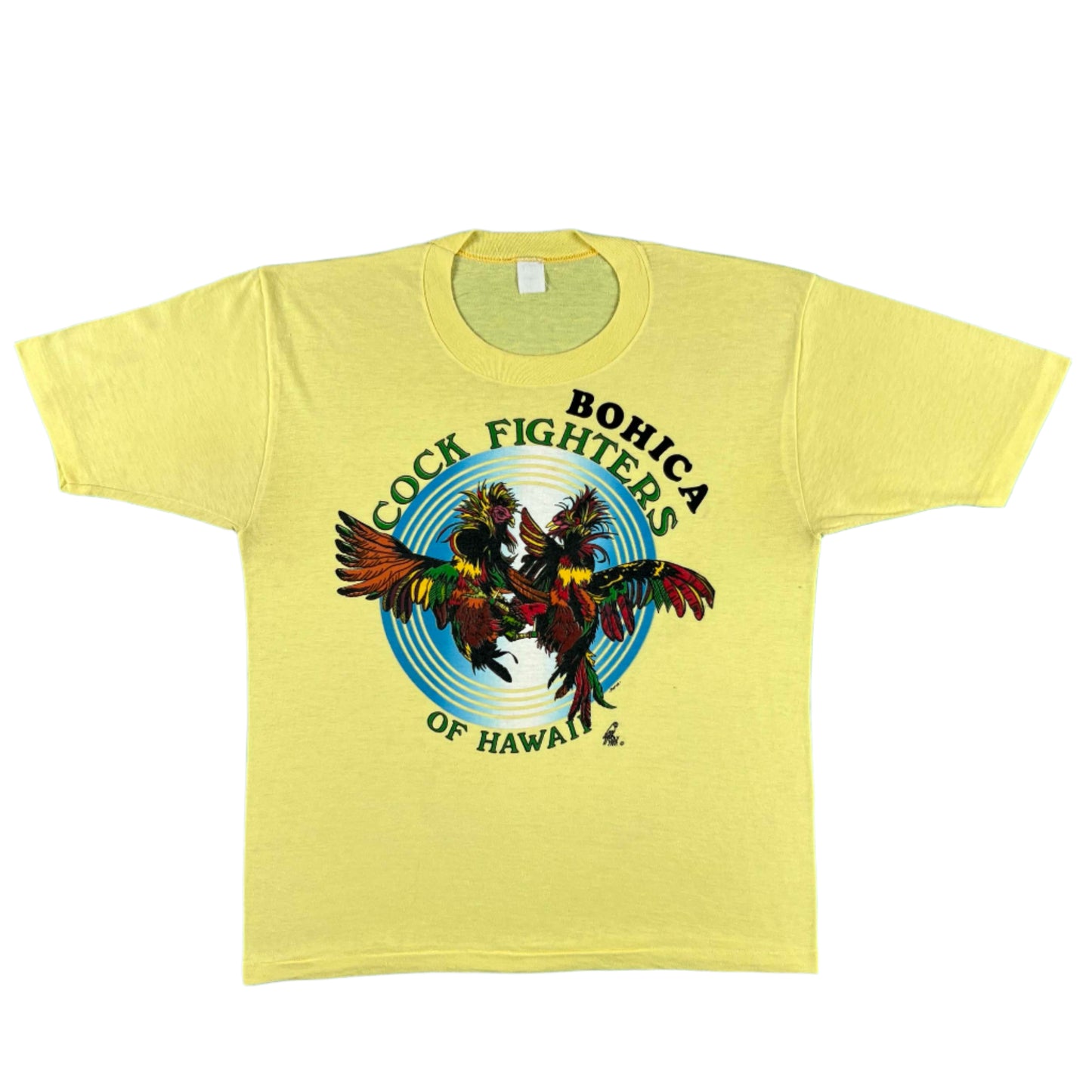 70s Cock Fighters of Hawaii Tee- L