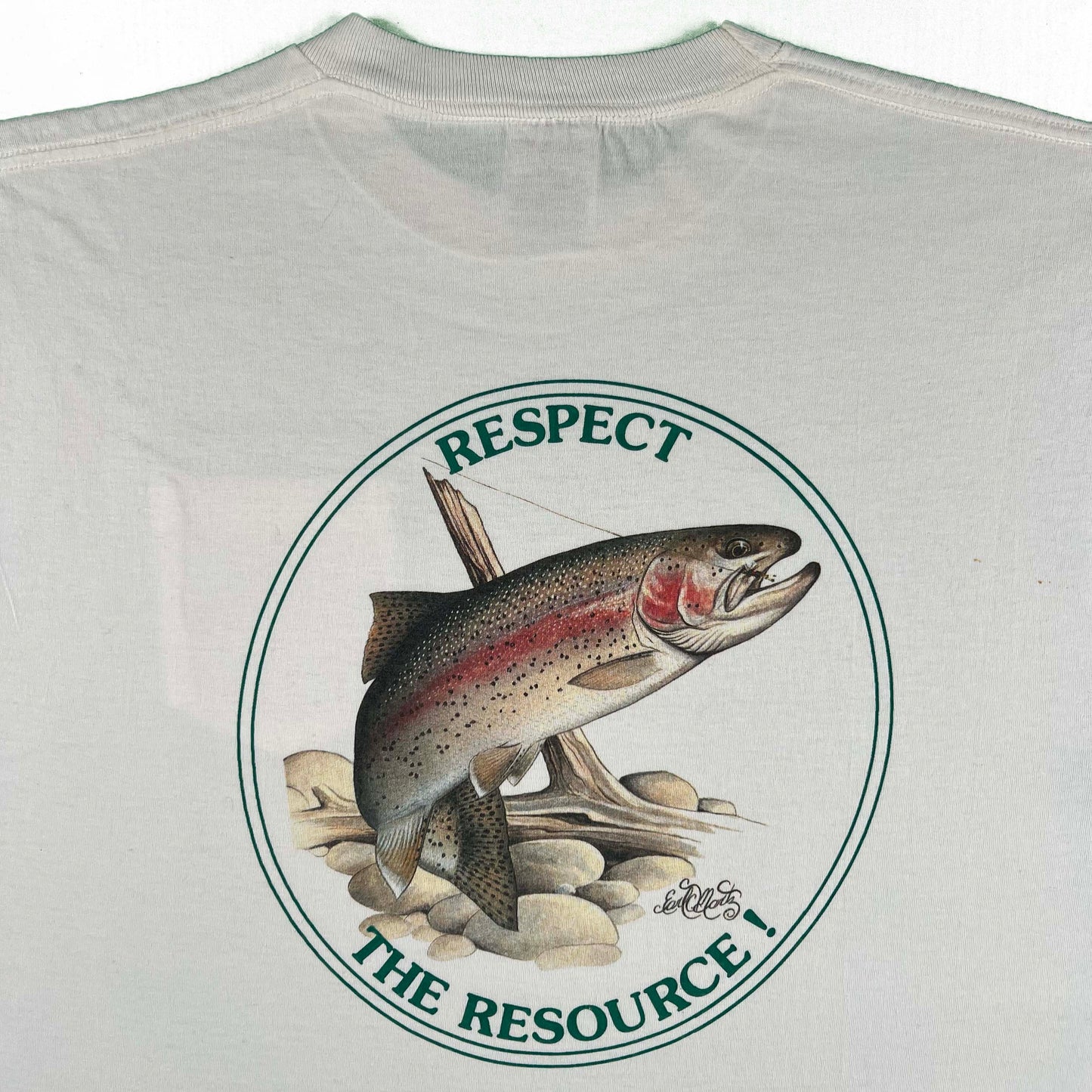 90s Catch & Release Rainbow Trout Tee- XL