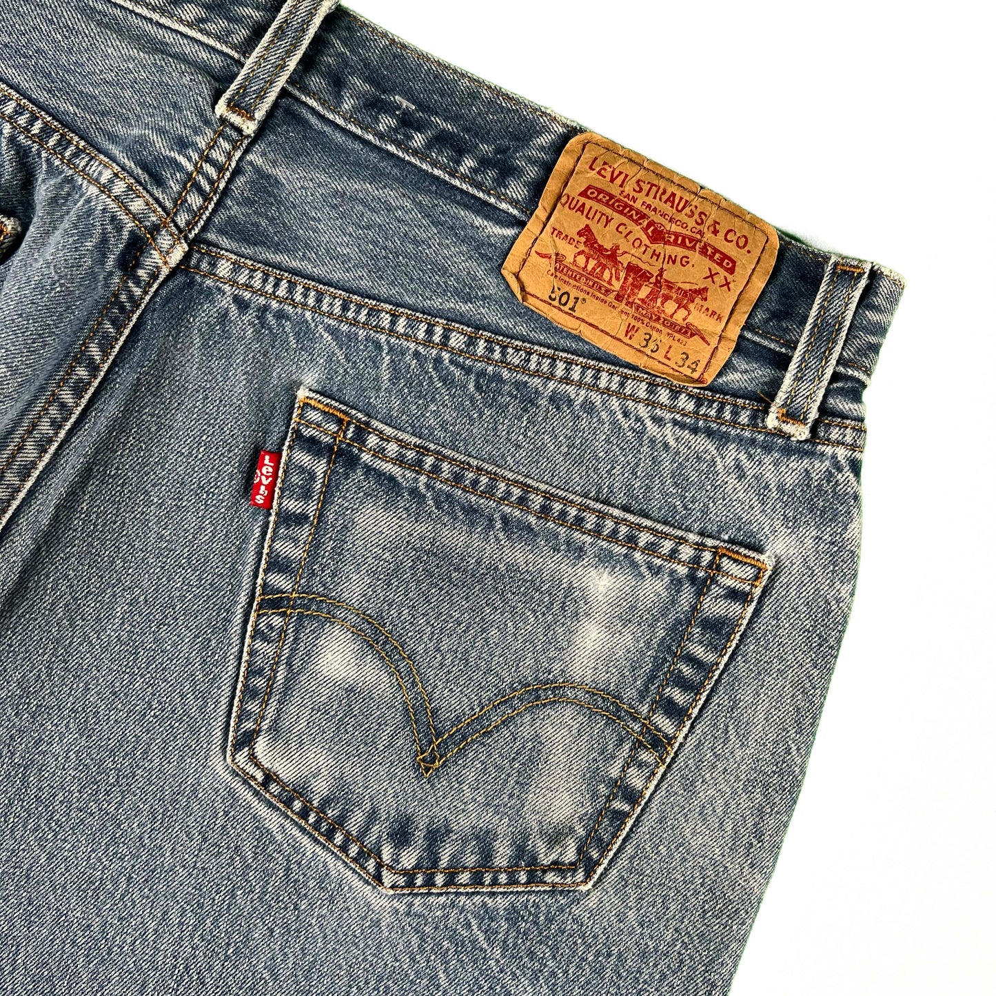 00s Perfectly Faded Levi's 501 Denim- 32x29