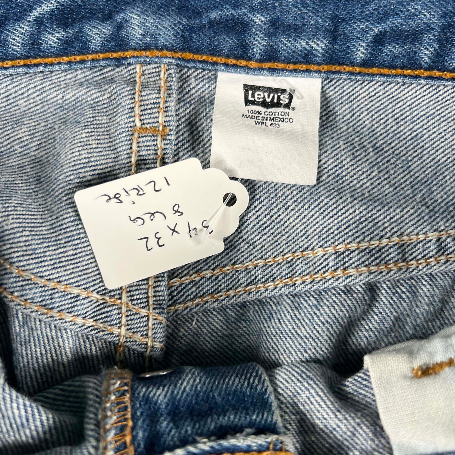 90s Levi's 501 Denim- 34x32