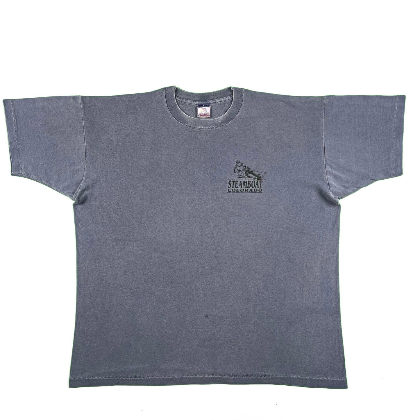 90s Steamboat Colorado Ski Tee- XL