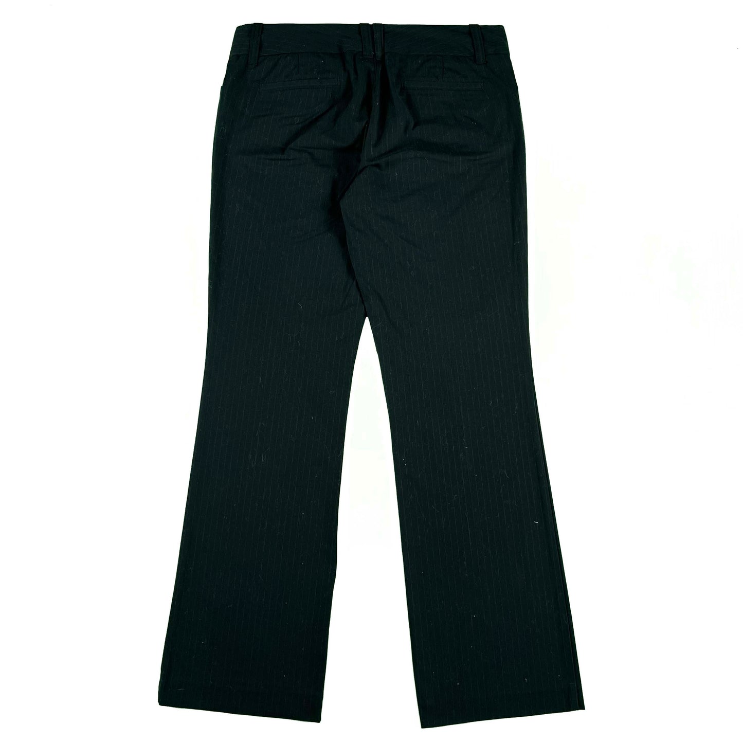 2005 Old Navy Black Pinstripe Charm Trousers- 34x31.5