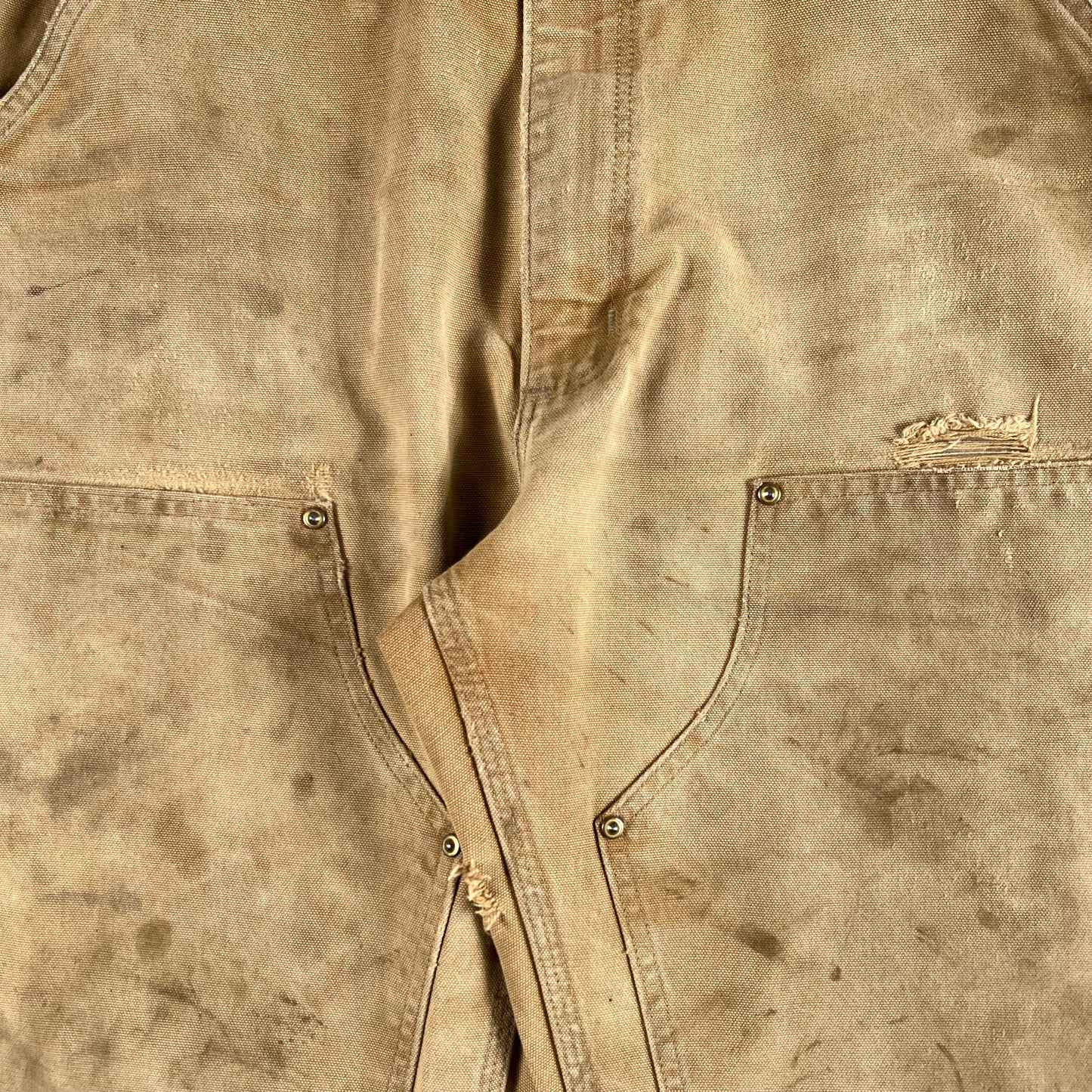 00s Carhartt Sun Faded Tan Double Knees- 34x32