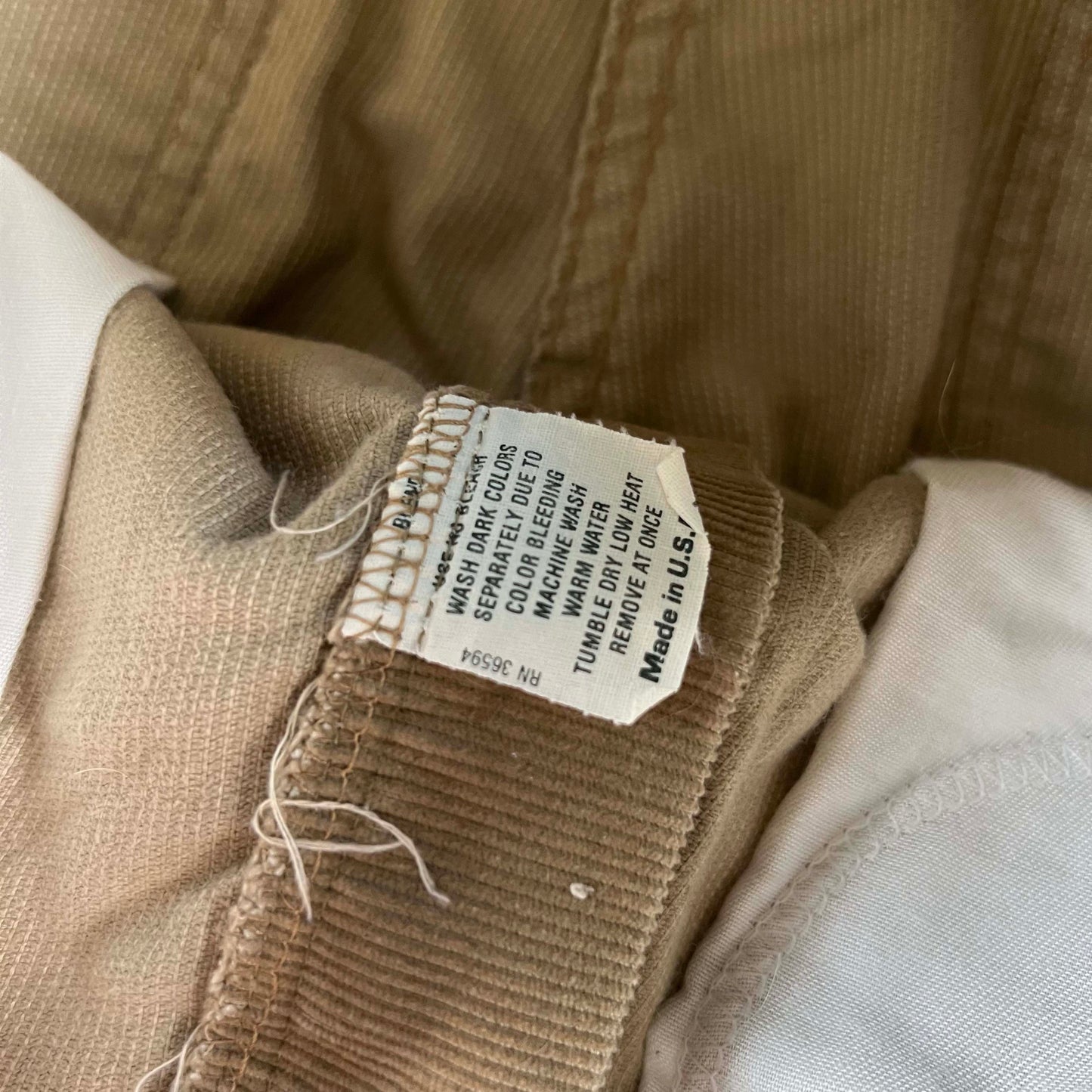 70s Tan 'Quarter Horse' Corduroy Pants- 29x29