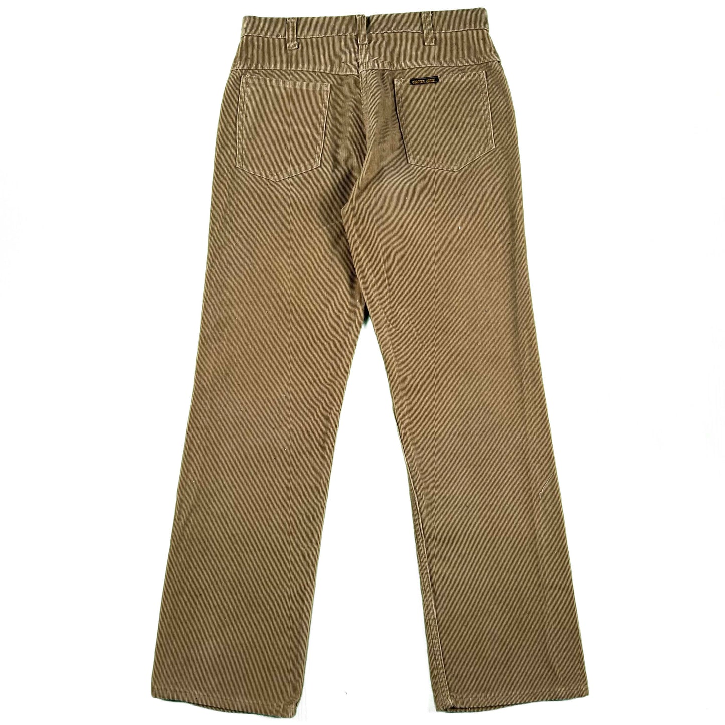 70s Tan 'Quarter Horse' Corduroy Pants- 29x29