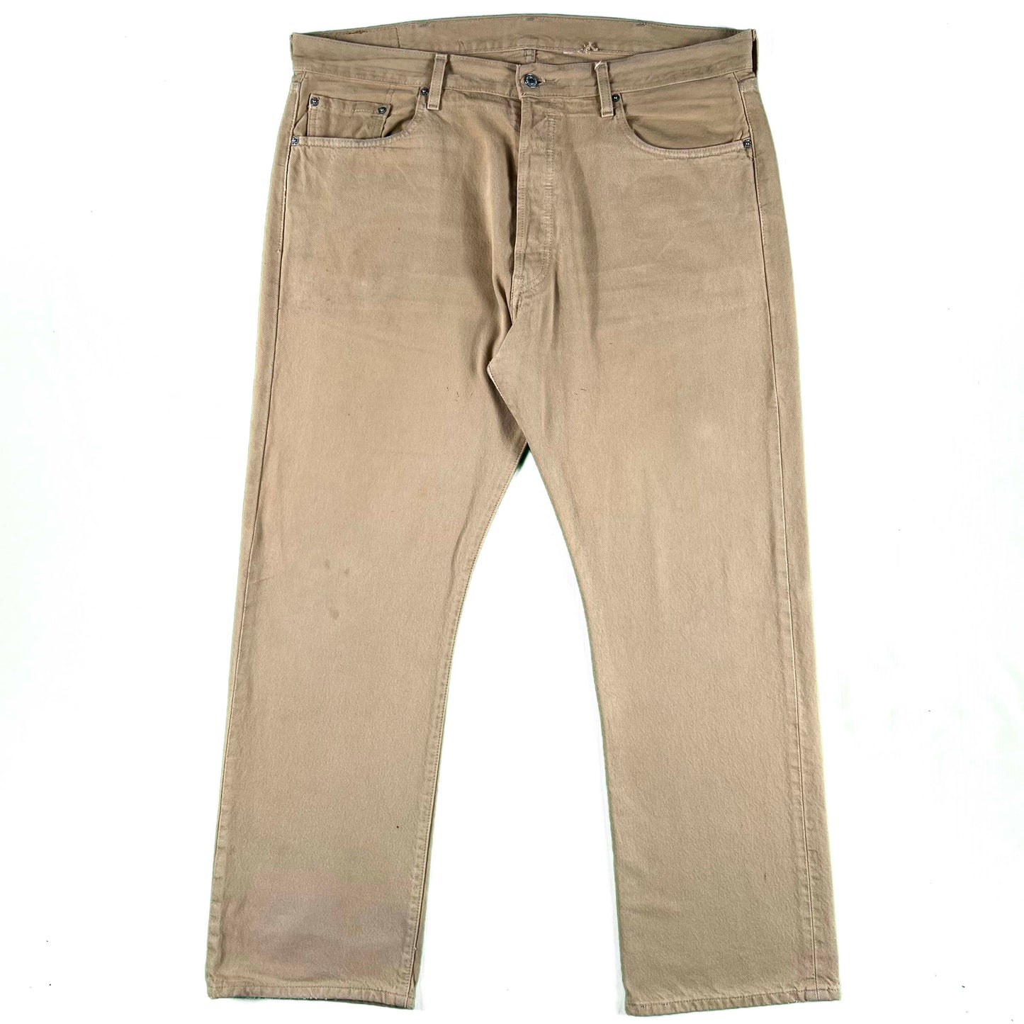 00s Faded Tan Levi's 501 Denim- 40x31