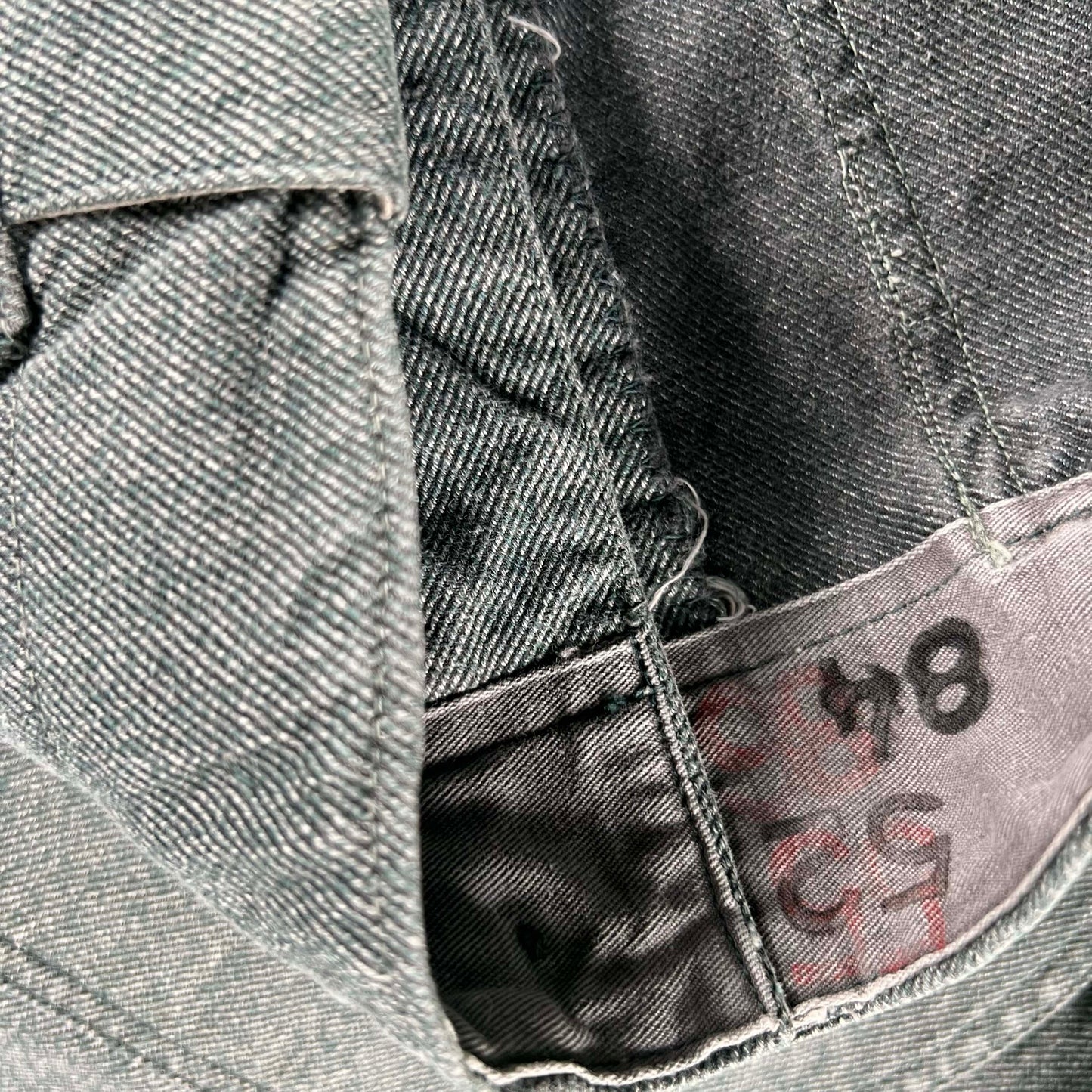 50s Swiss Army Denim Pants- 40x32