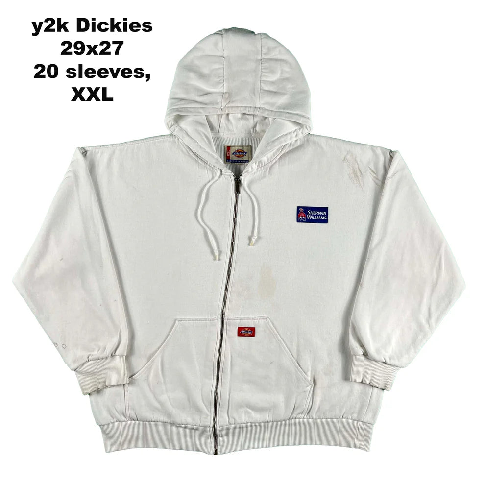Vintage Dickies Waffle Lined Zip Up Hoodies- SELECT SWEAT