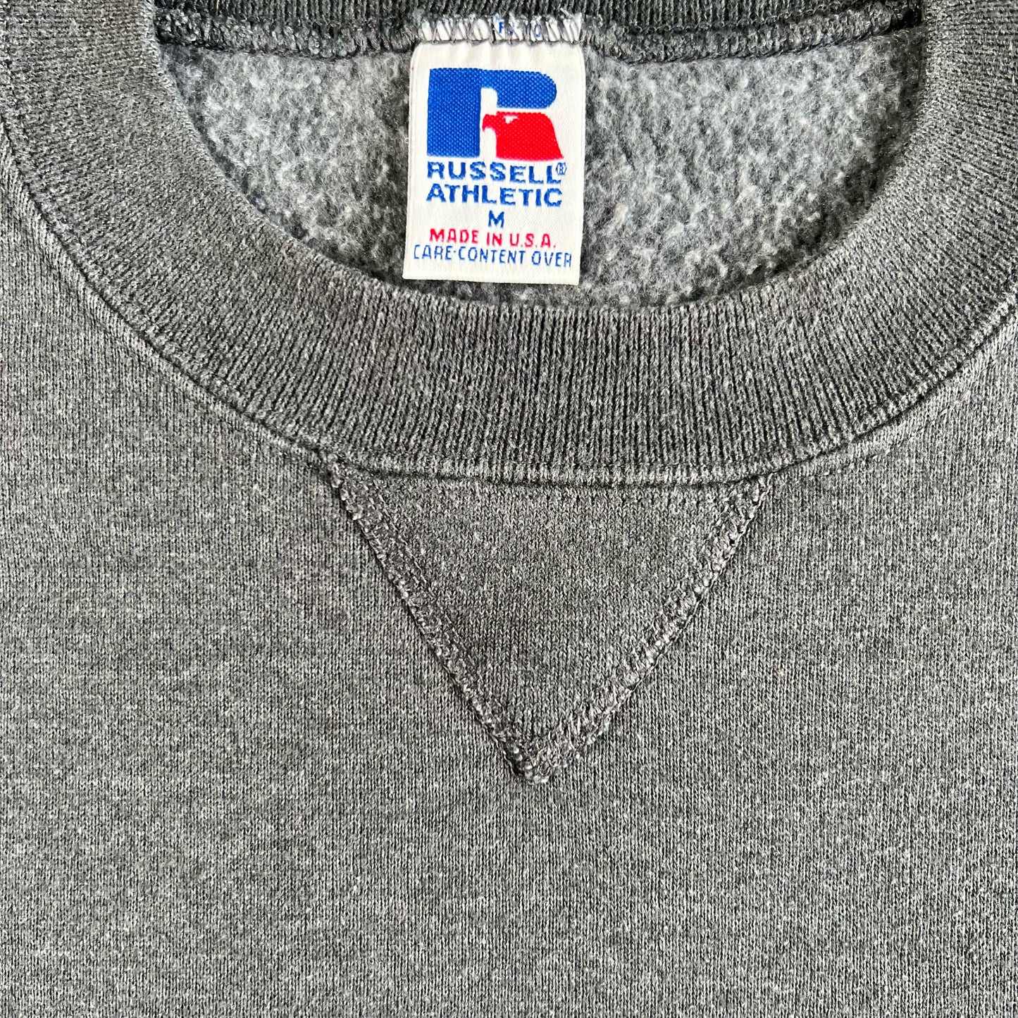 Vintage Blank Dark Grey Sweatshirt- SELECT SIZE