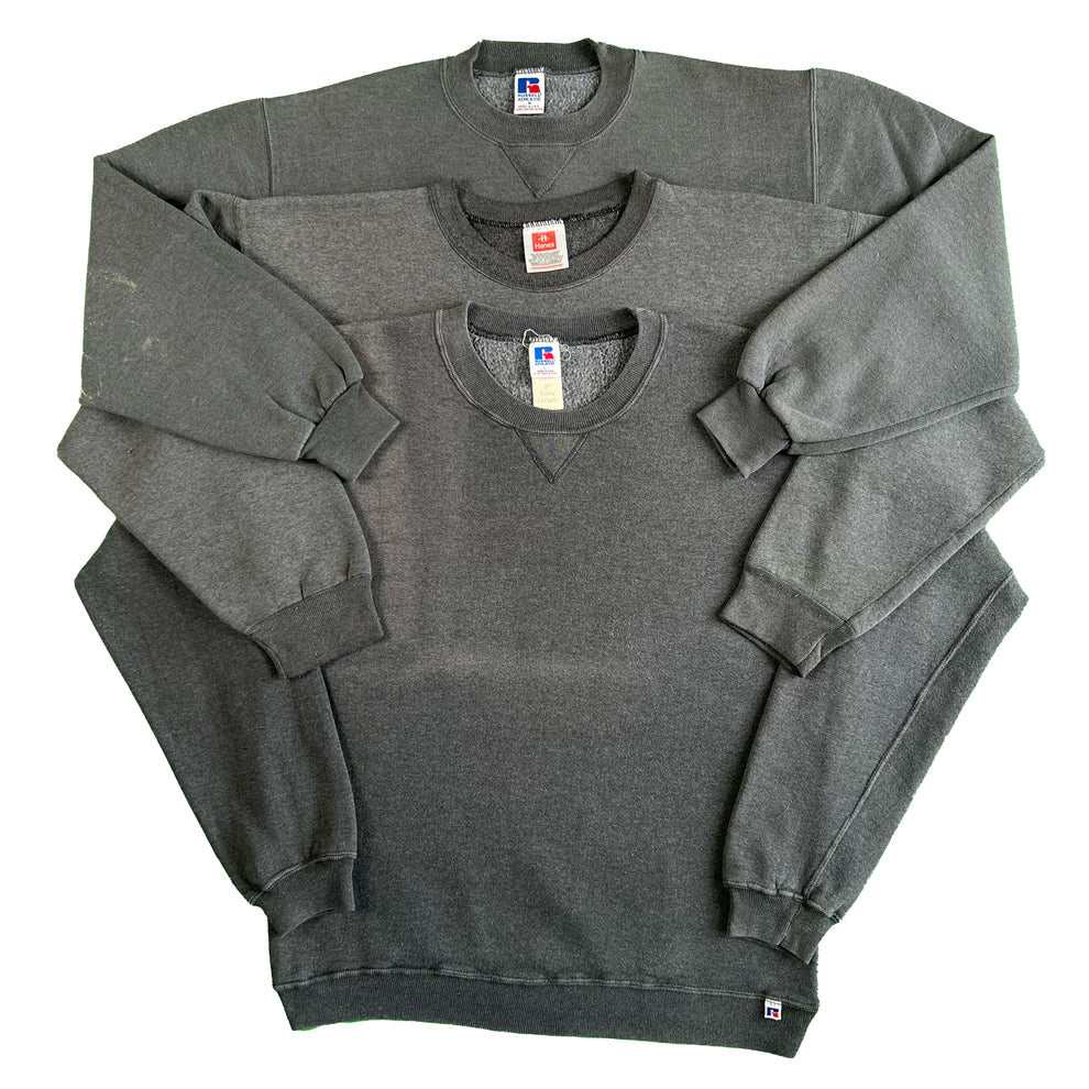 Vintage Blank Grey Sweatshirt Combo- SELECT SIZE