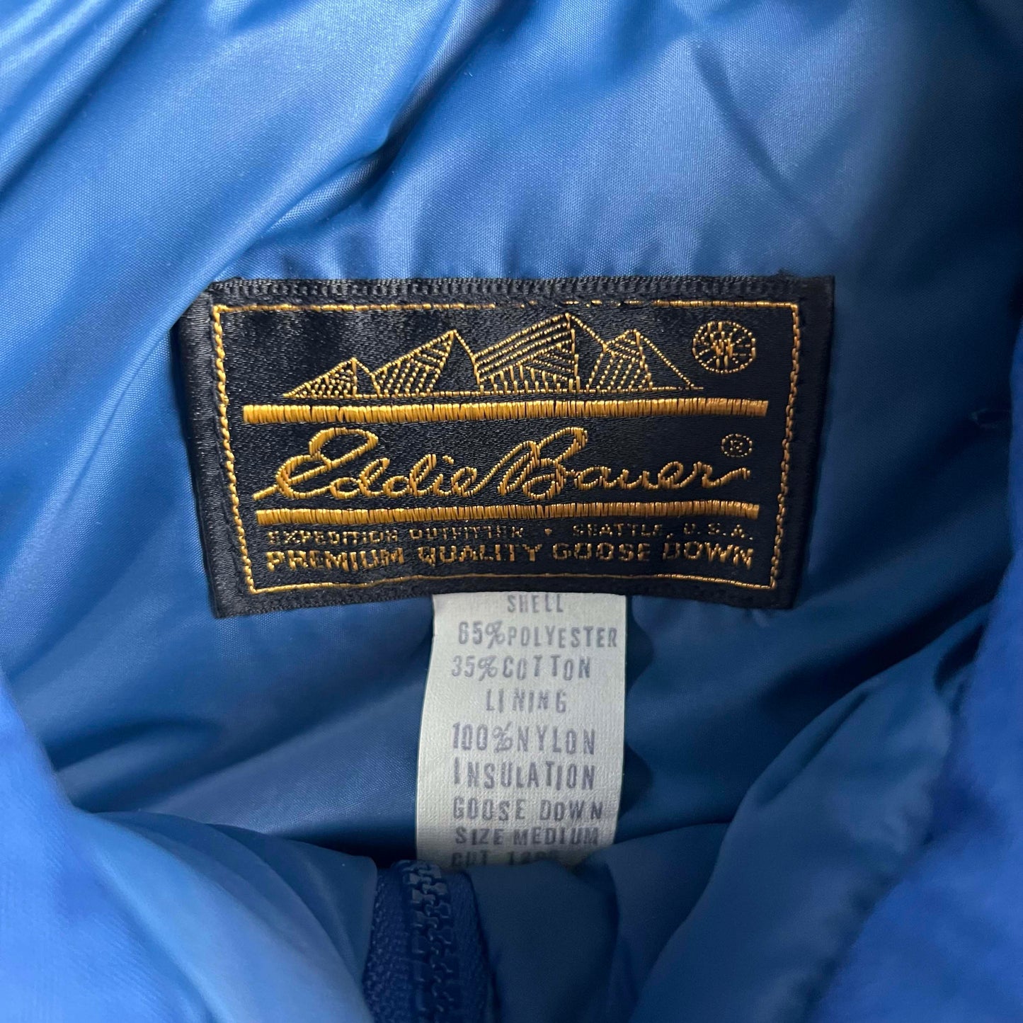 80s Eddie Bauer Goose Down Vest- M