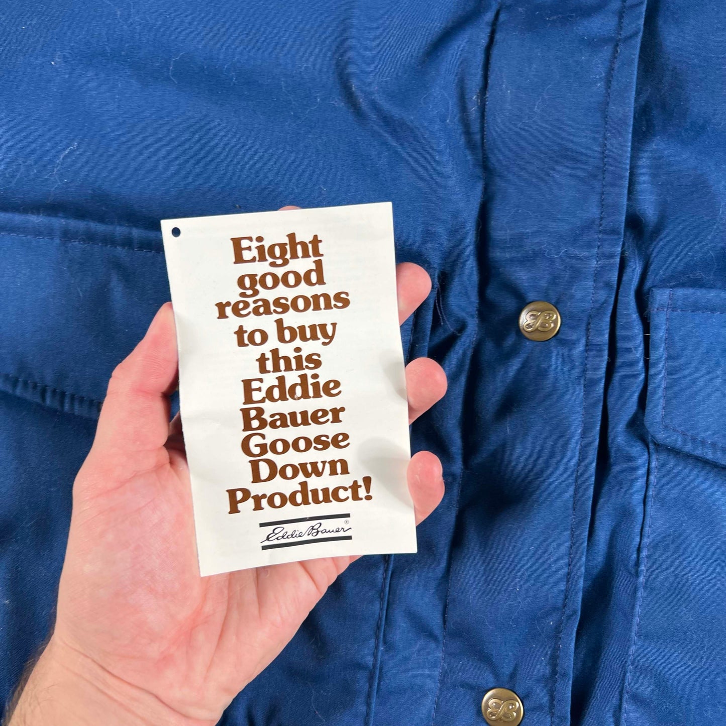 80s Eddie Bauer Goose Down Vest- M