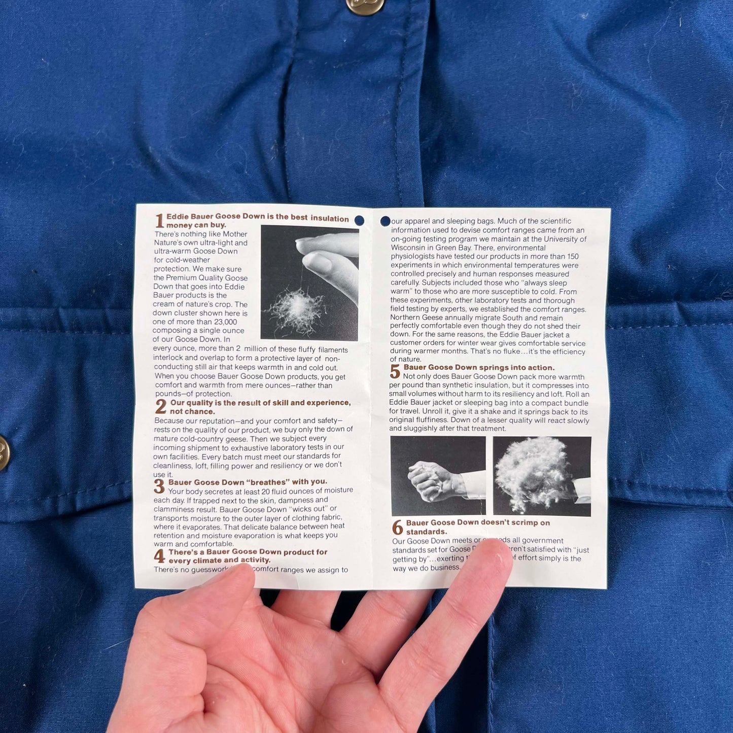 80s Eddie Bauer Goose Down Vest- M