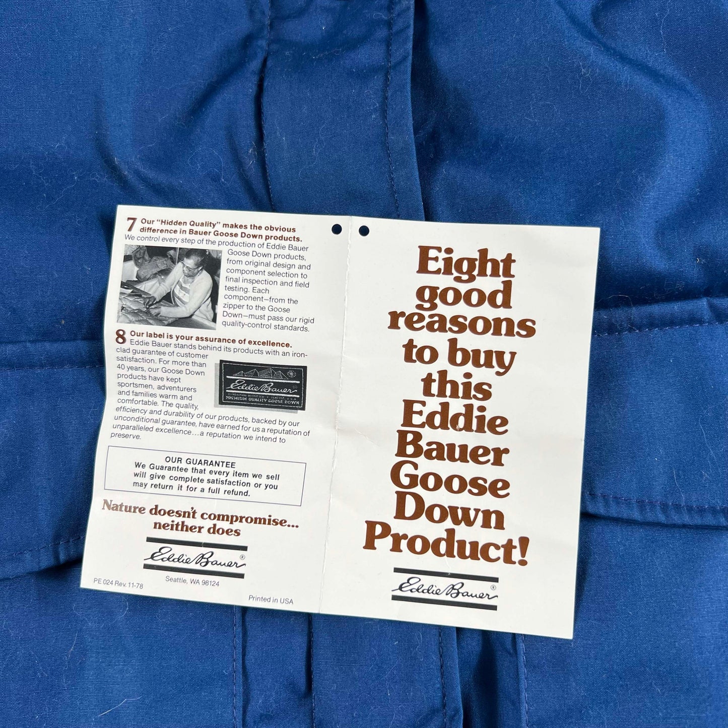 80s Eddie Bauer Goose Down Vest- M