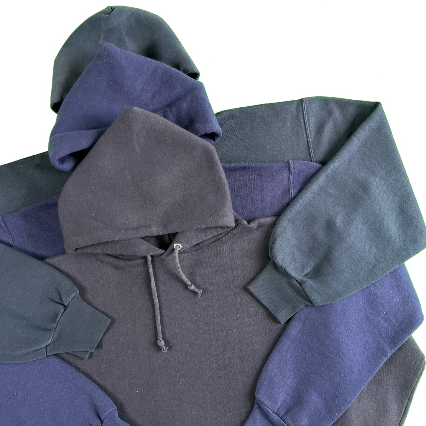 Vintage Blank Navy Hoodie- SELECT SIZE