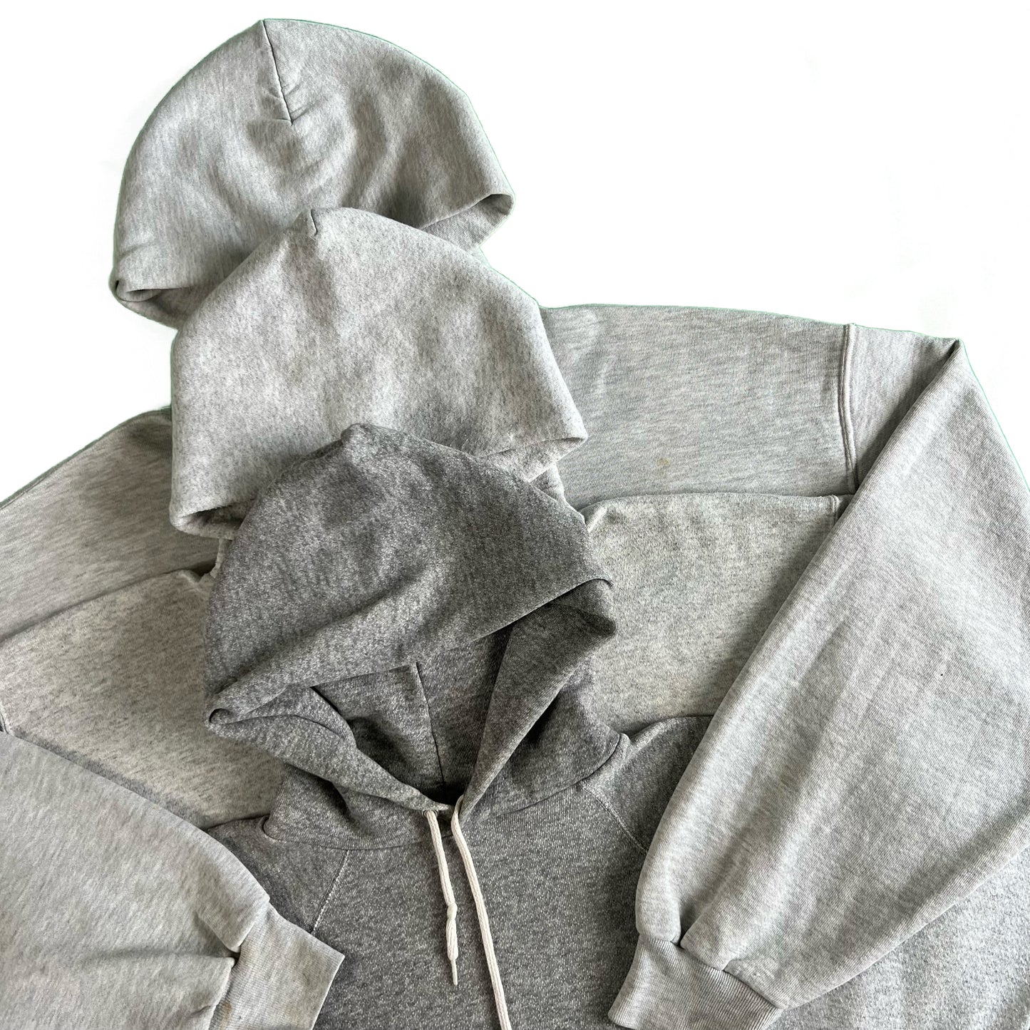 Vintage Blank Grey Hoodie- SELECT SIZE