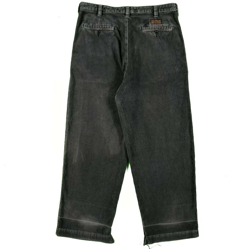 90s Abercrombie & Fitch Baggy Pleated Corduroy Pants- 34x29.5
