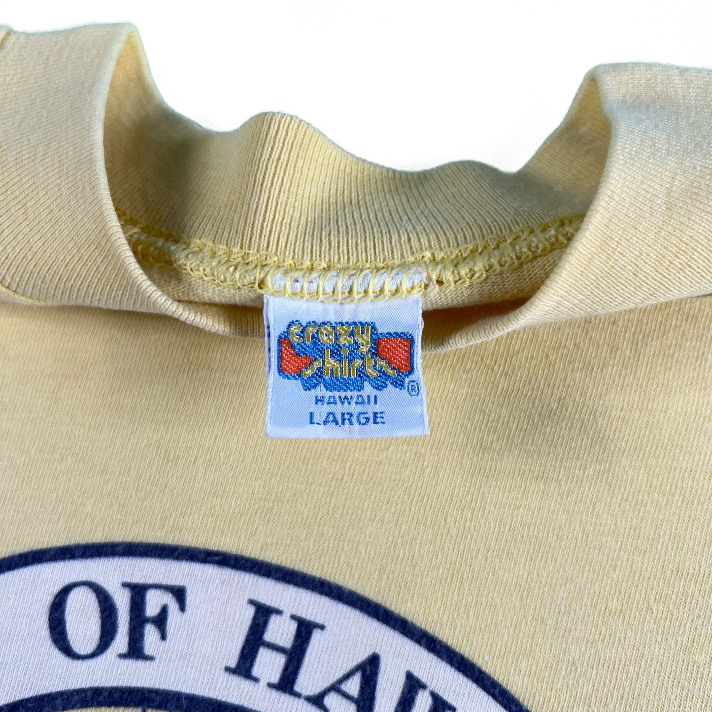 80s Hawaii U Weed Department Tee- L