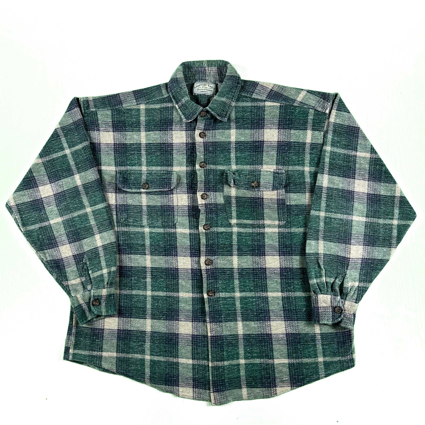 90s American Eagle Cotton Flannel- L