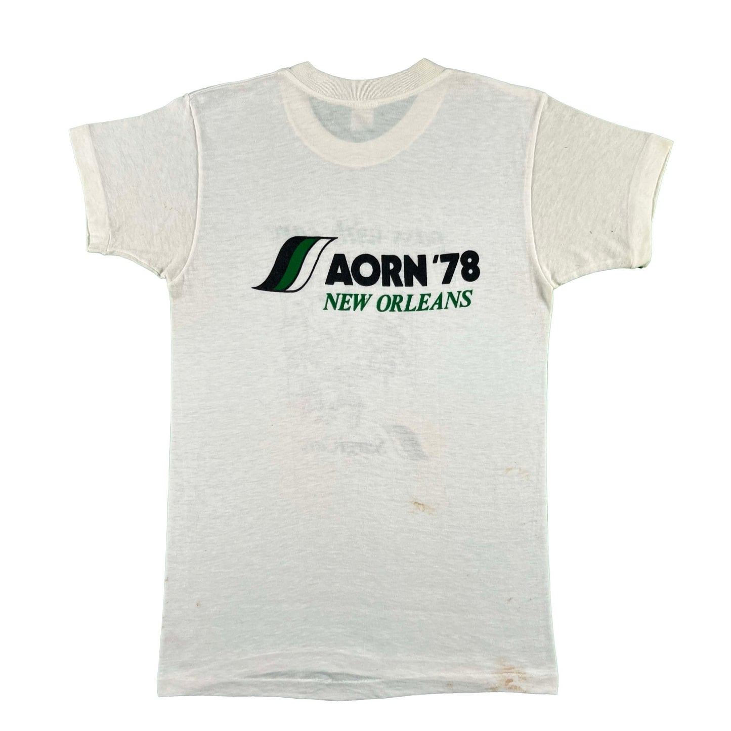 70s 'pass with care' NOLA Hospital Tee- S