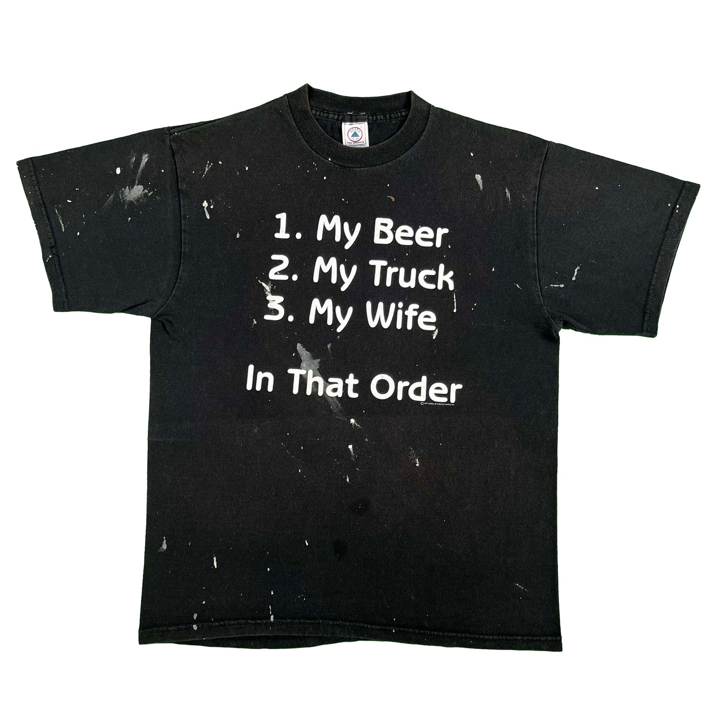 00s My Beer, Truck, & Wife Tee- L