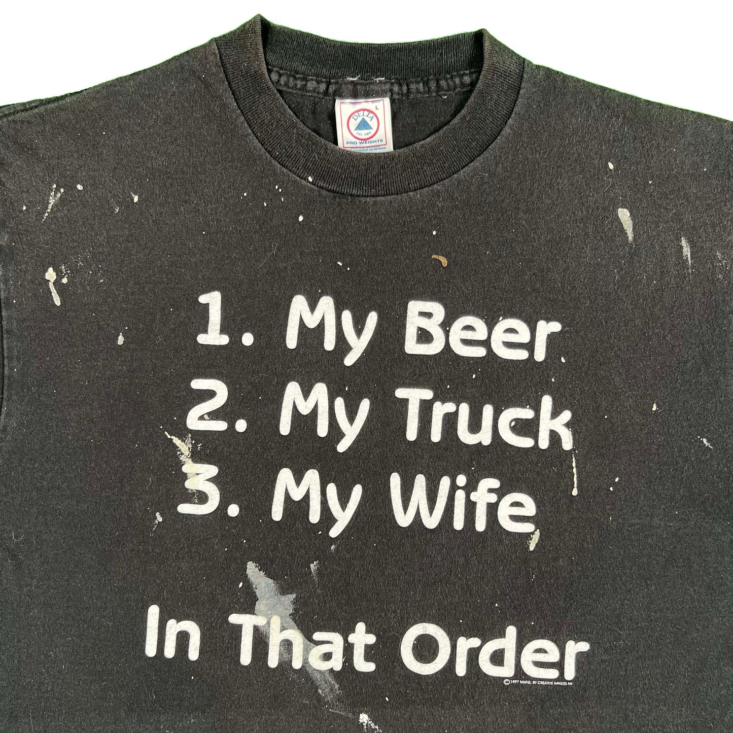 00s My Beer, Truck, & Wife Tee- L