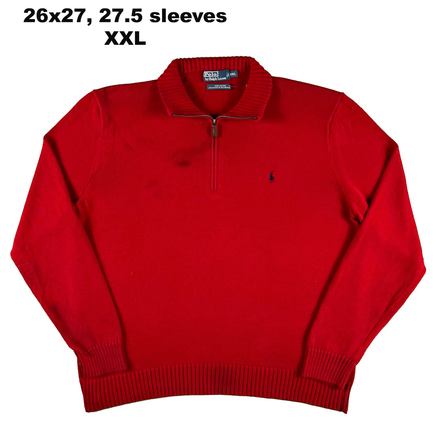 Vintage Polo Ralph Lauren Cotton 1/4 Zip Sweaters- SELECT SWEATER