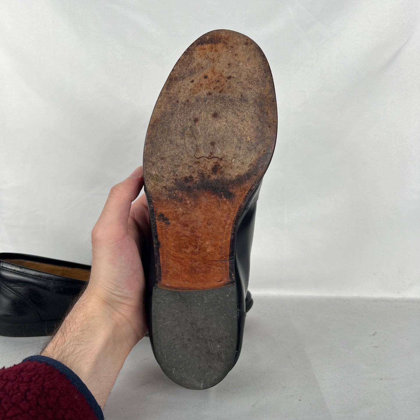 Perfect 90s Black Leather Loafers- M's 9, W's 10.5