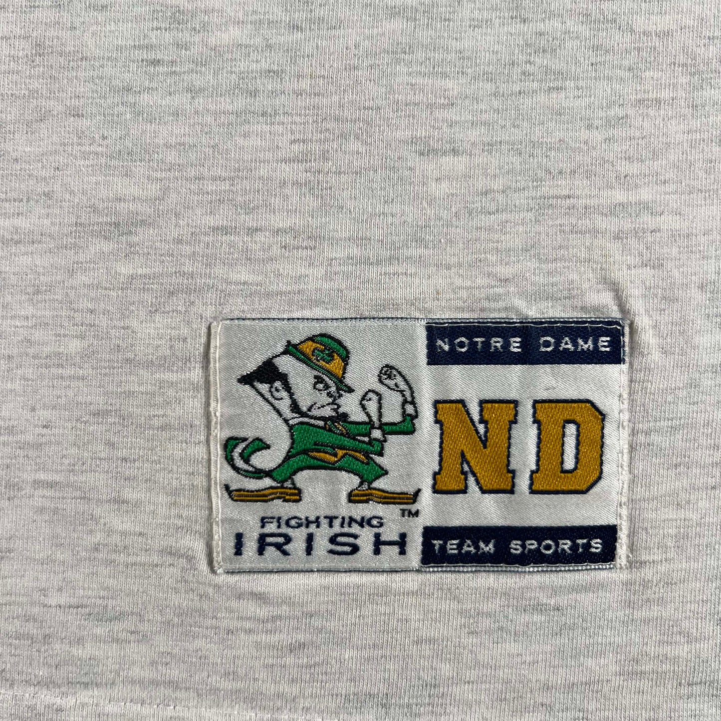 90s Notre Dame Athletics Long Sleeve Tee- L