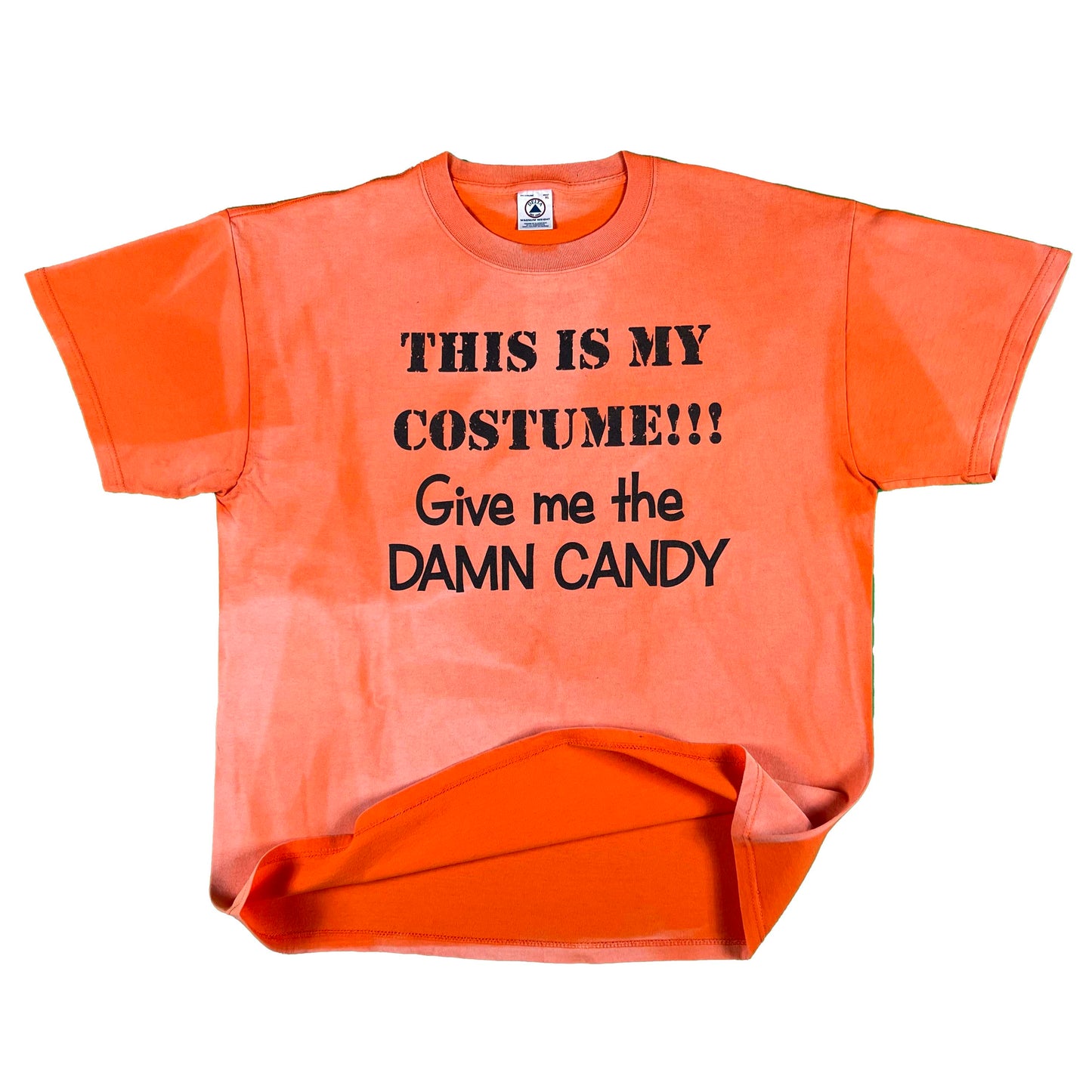 00s Sun Faded 'This is my Costume!!! Give me the Damn Candy' Tee- XL