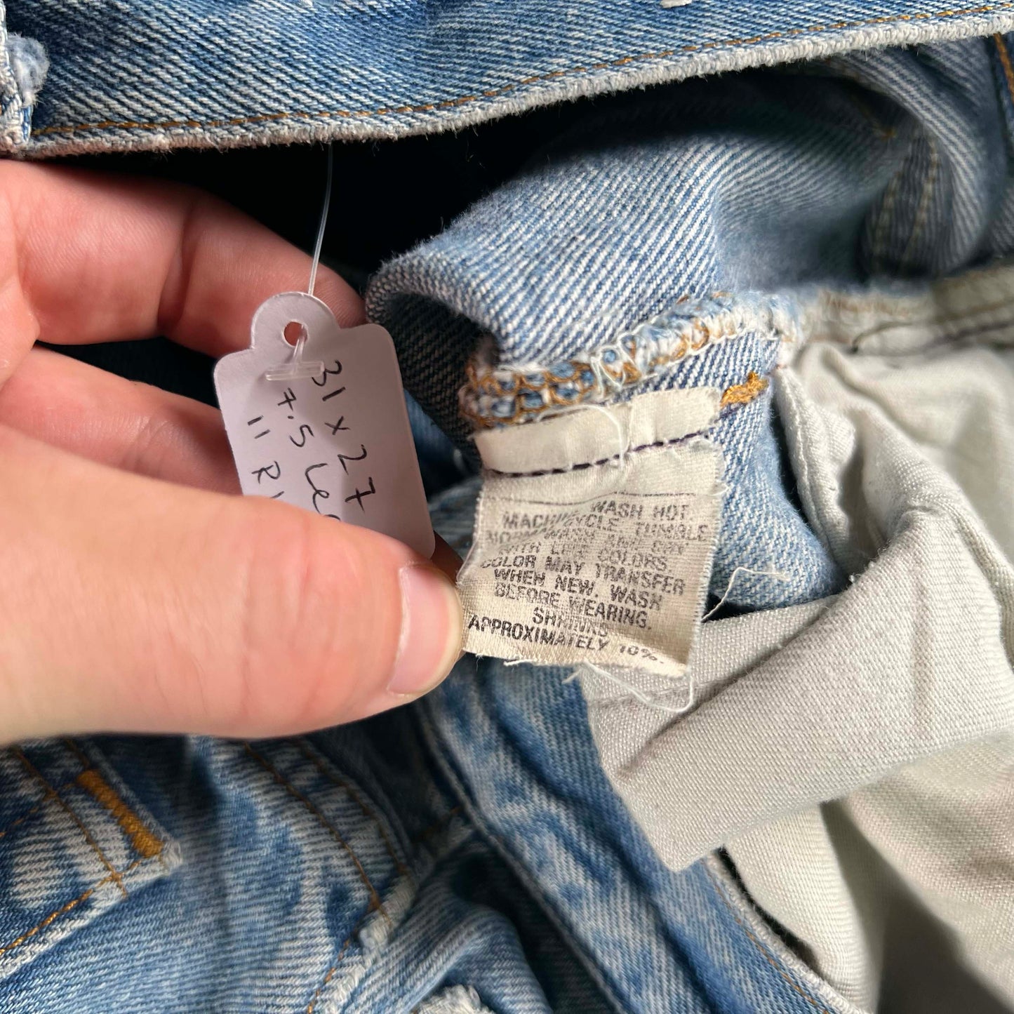 80s Levi's 501 Denim- 31x27