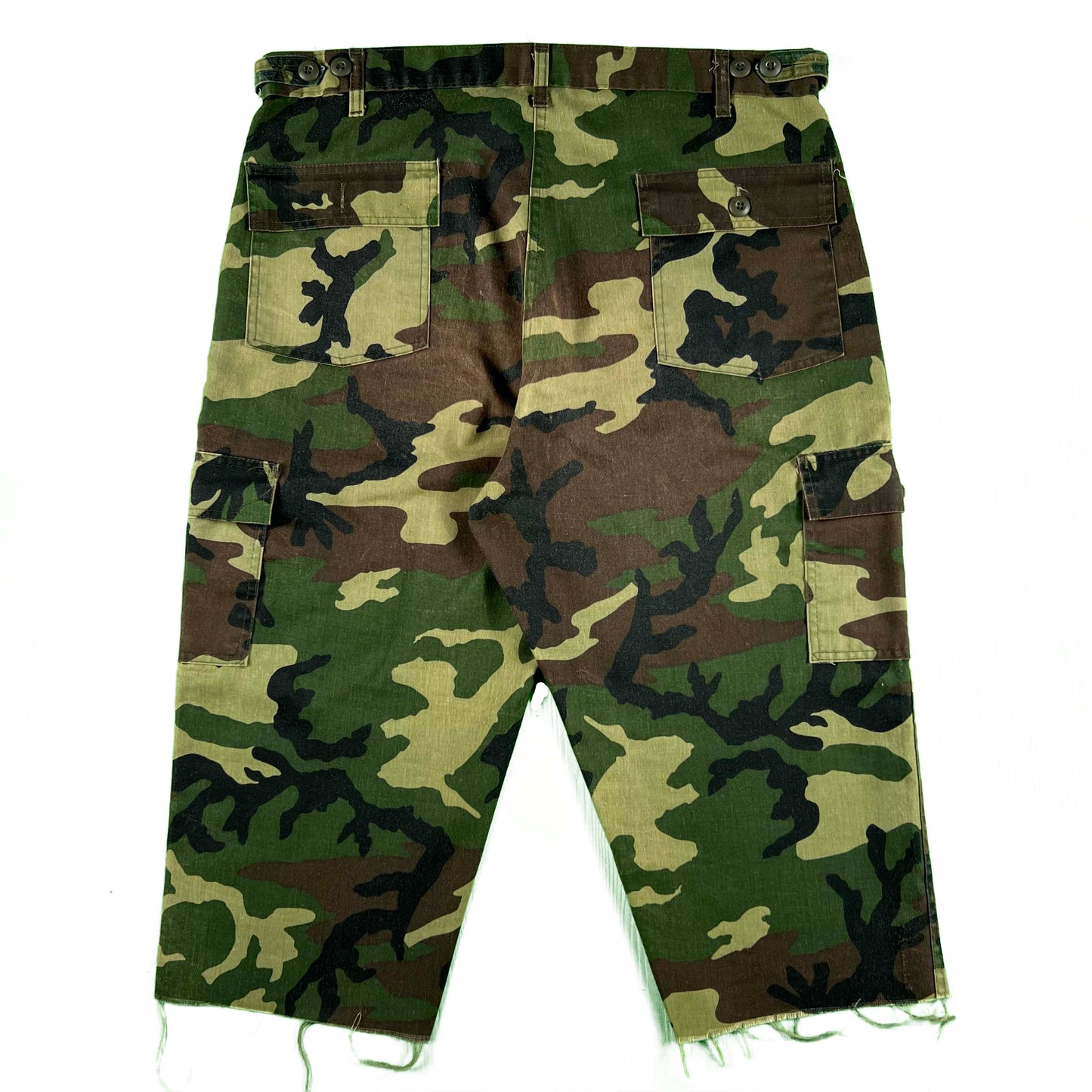 80s Camo Fatigue Capris- 37-39x21