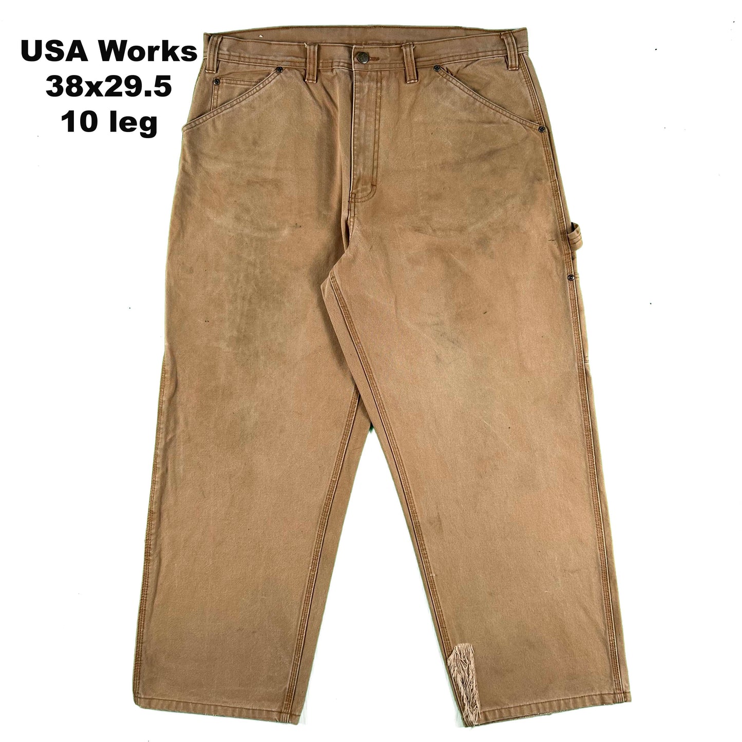 Various Cotton Canvas Carpenter Pants- SELECT PAIR