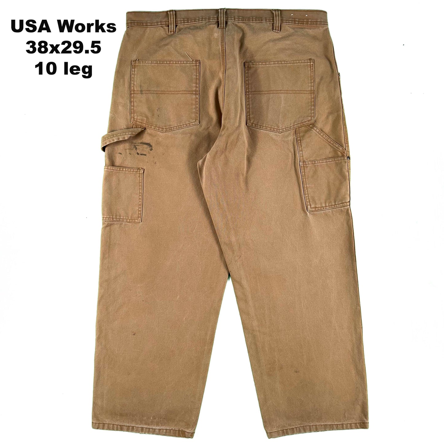 Various Cotton Canvas Carpenter Pants- SELECT PAIR