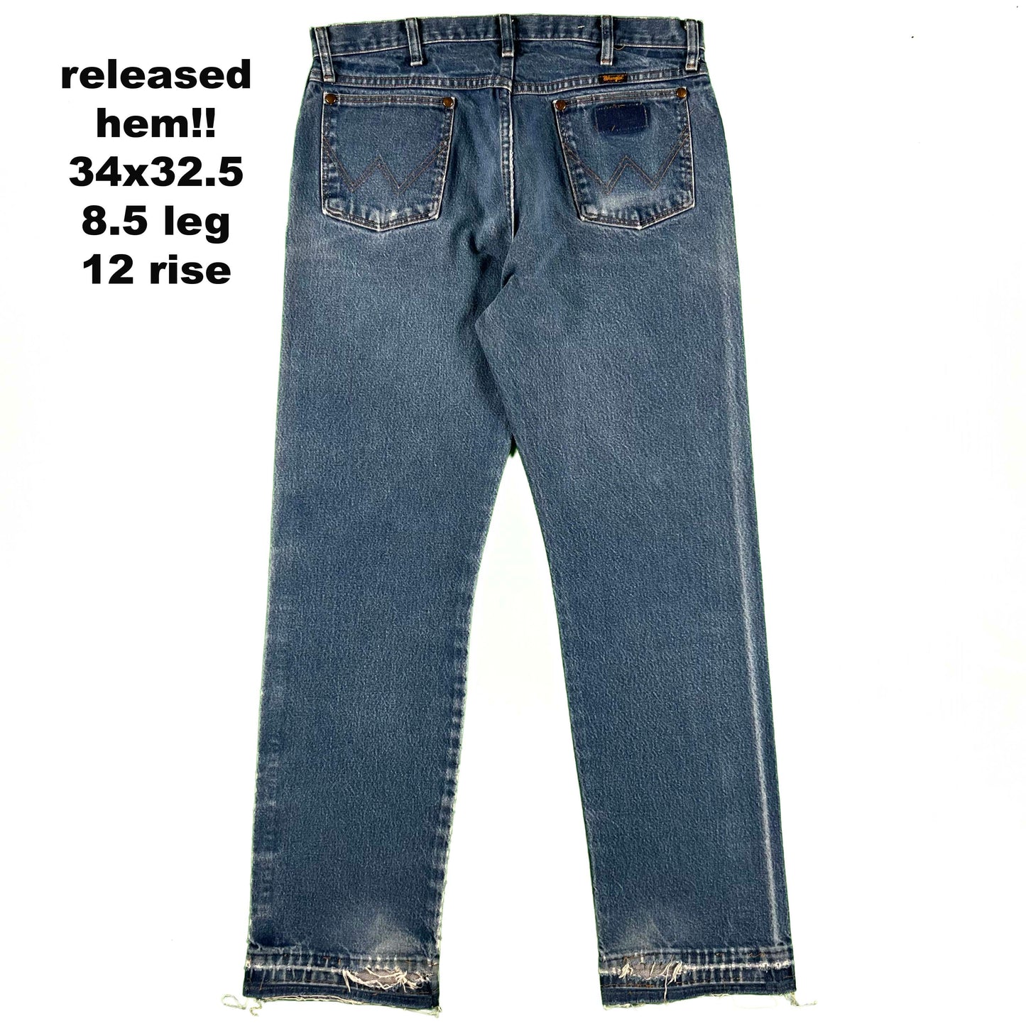 Vintage Wrangler 13MWZ 'Cowboy Cut' Denim- SELECT PAIR