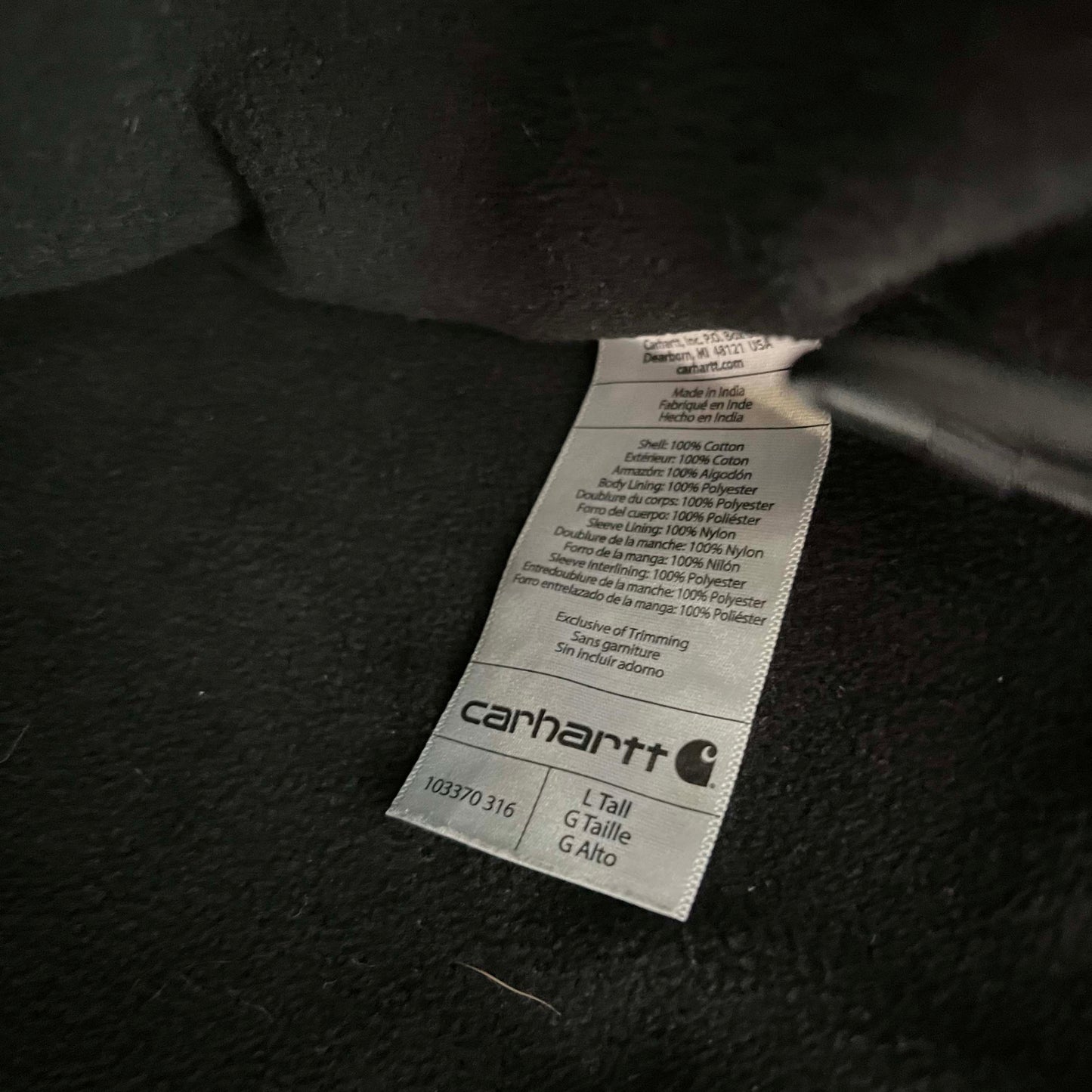 Carhartt Duck Canvas Work Jacket- L