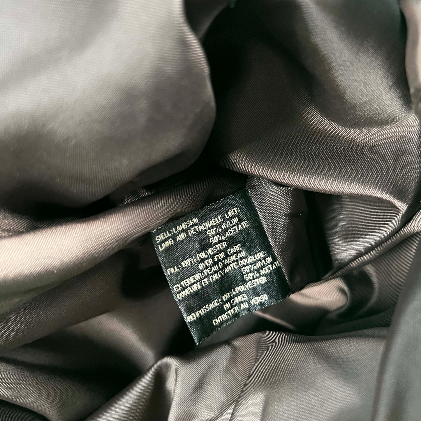 00s Cole Haan Mocha Brown Leather Racer Jacket- L