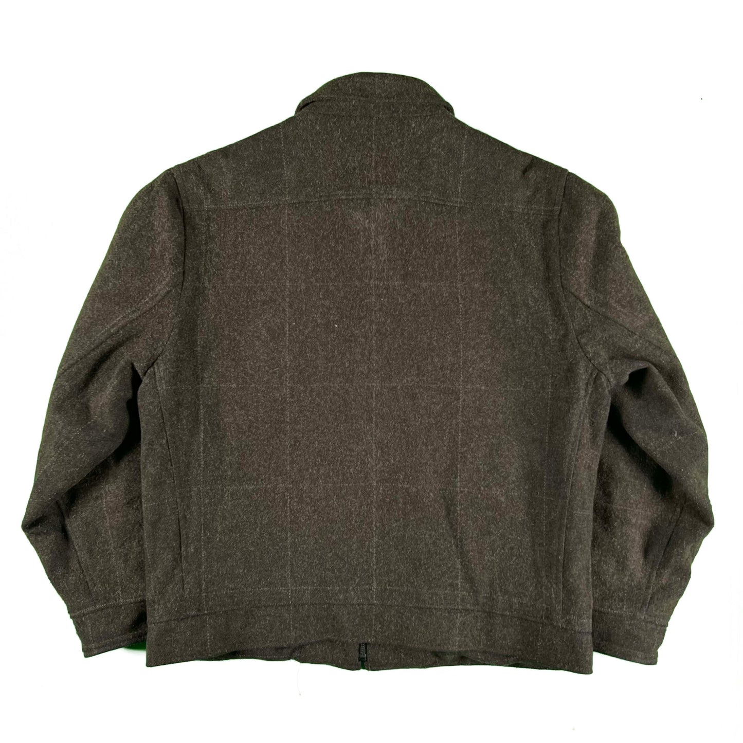 2004 Gap Brown Plaid Quilt Lined Jacket- M