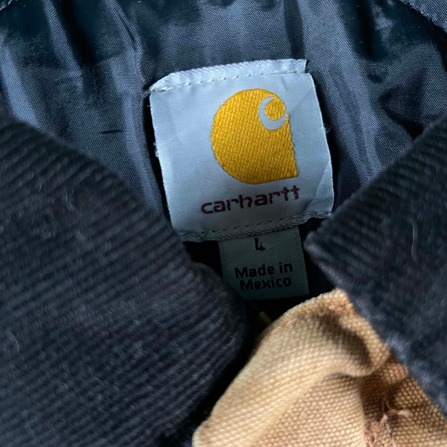 Carhartt Dark Tan Canvas Arctic Jacket- L