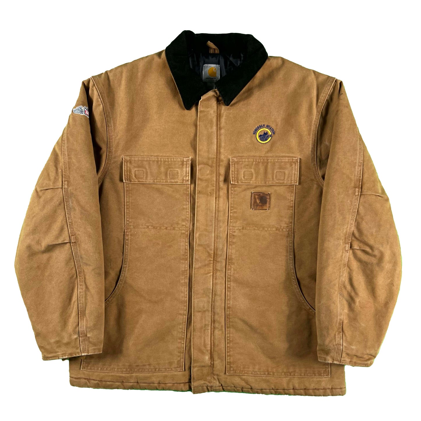 Carhartt Dark Tan Canvas Arctic Jacket- L