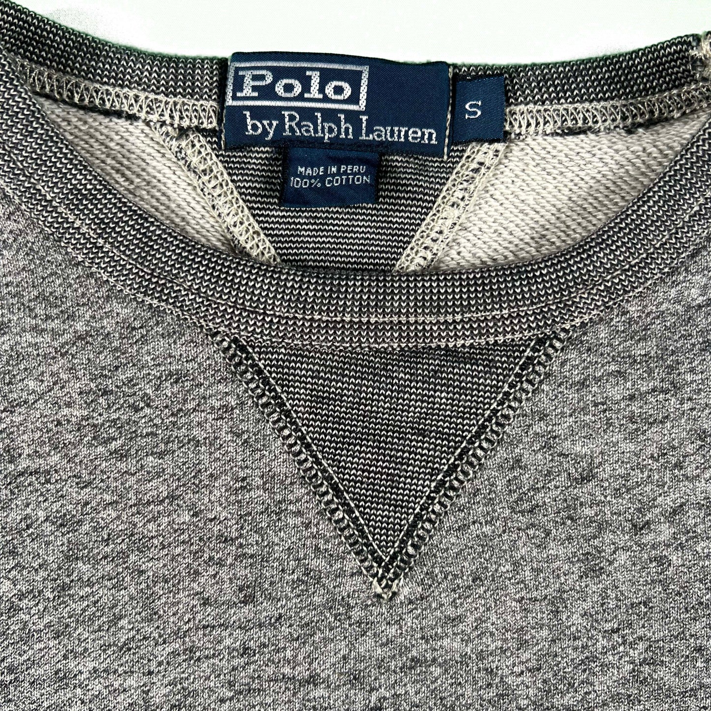 Polo Ralph Lauren Black & Heather Grey Sweatshirt- S