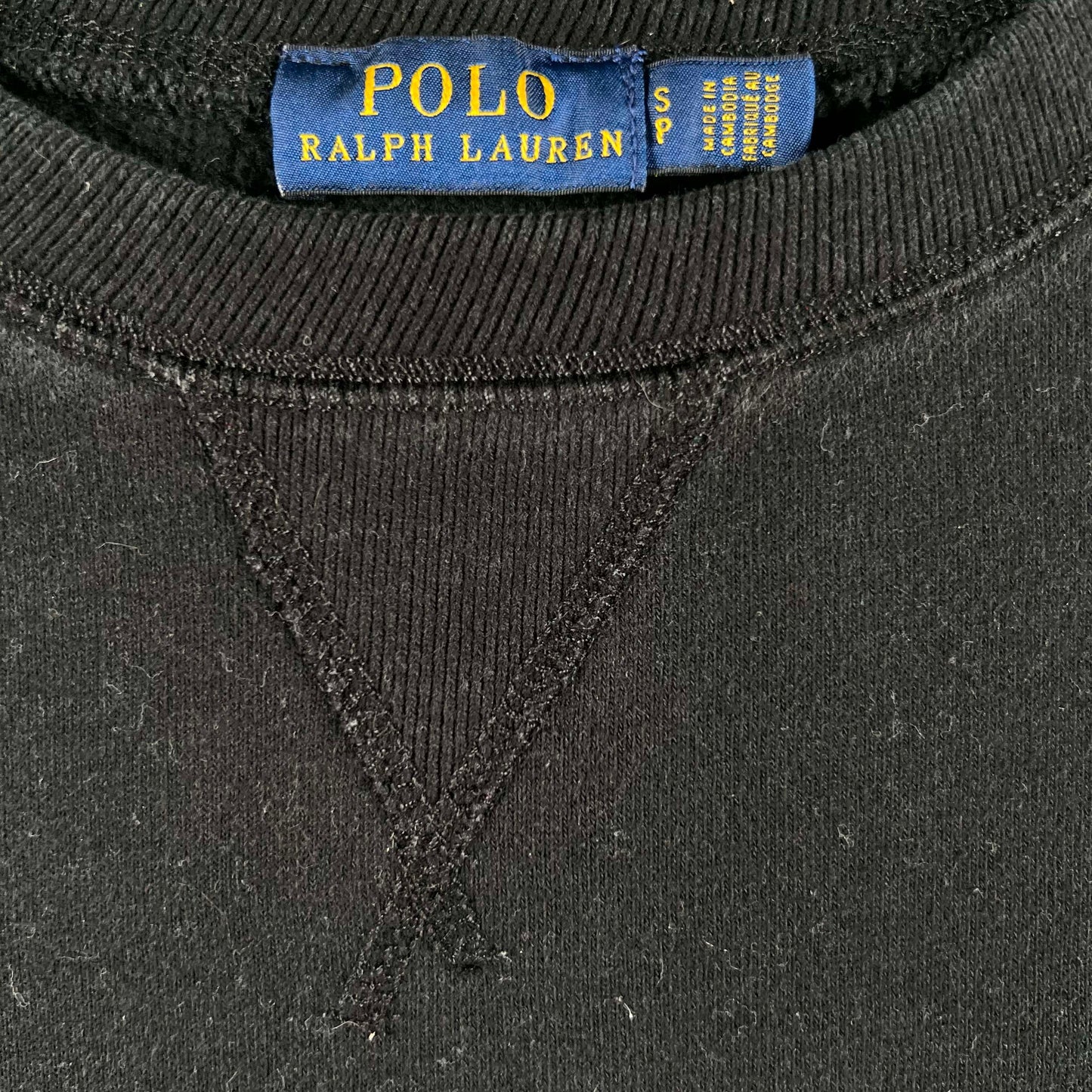 Polo Ralph Lauren Boxy Black Sweatshirt- S