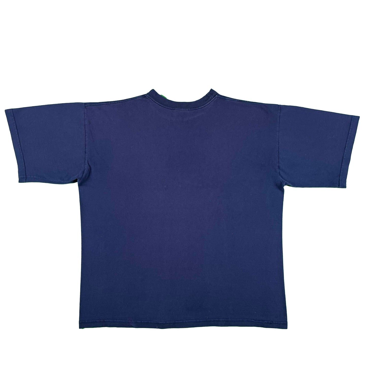 00s Adidas Navy Big Logo Tee- XL