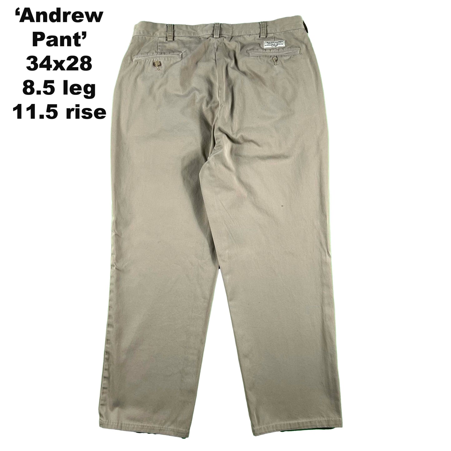 Vintage Polo by Ralph Lauren Cotton Chino Pants- SELECT PAIR