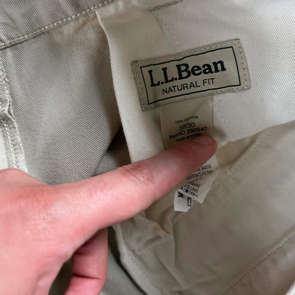 Vintage L.L. Bean Cotton Chino Pants- SELECT PAIR